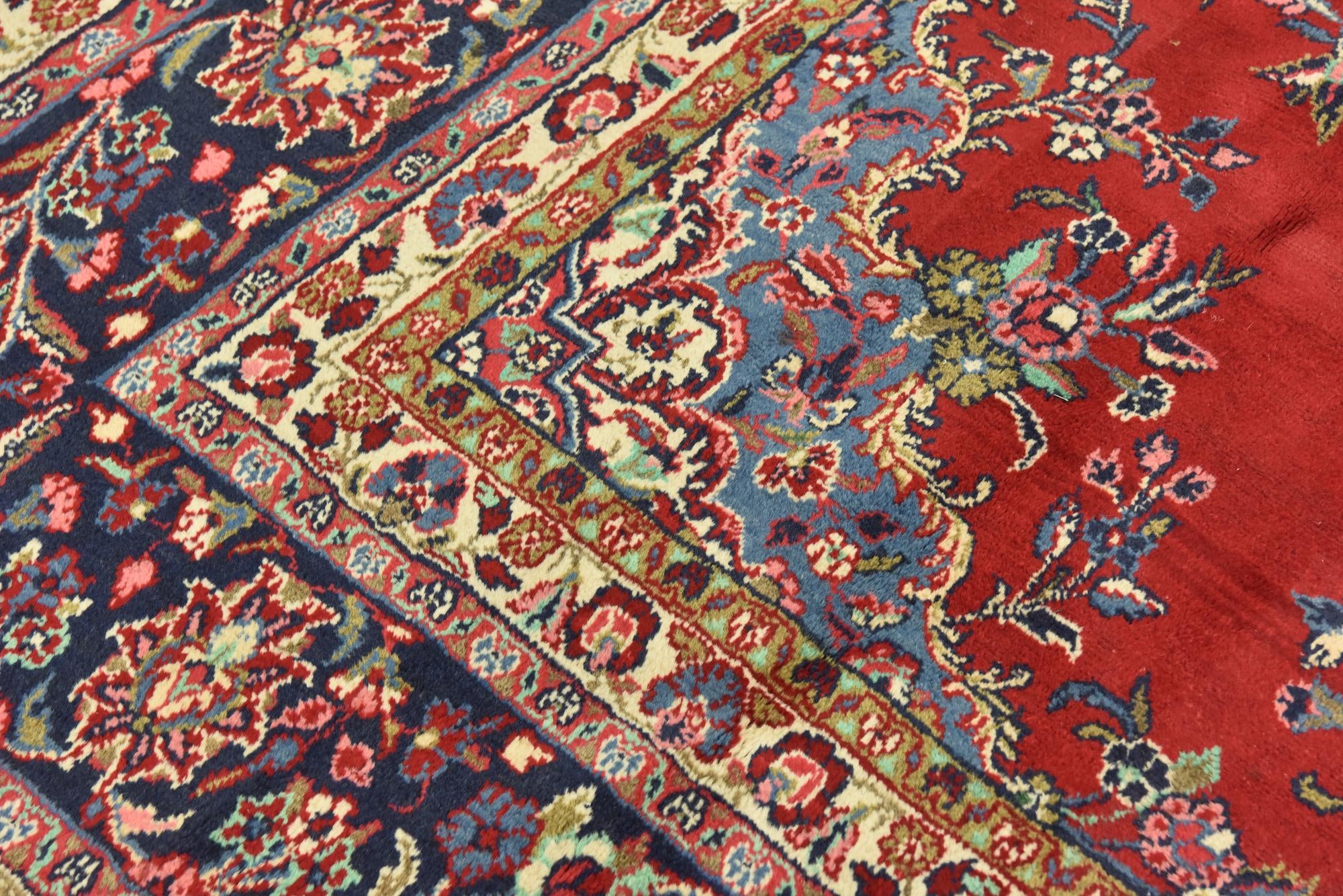 9' 10 x 13' Hand Knotted Shahrbaft Persian Wool Rug