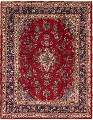 9' 10 x 13' Hand Knotted Shahrbaft Persian Wool Rug