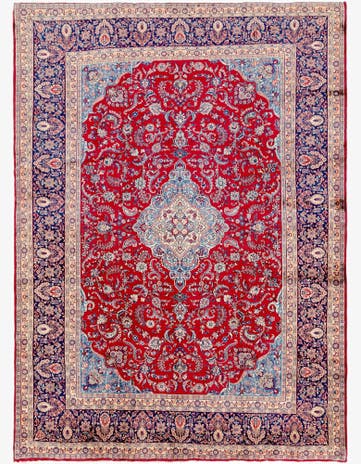 9' 6 x 13' Hand Knotted Shahrbaft Persian Wool Rug