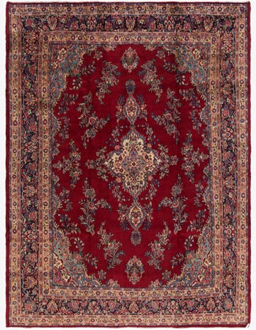 9' x 12' 3 Hand Knotted Shahrbaft Persian Wool Rug