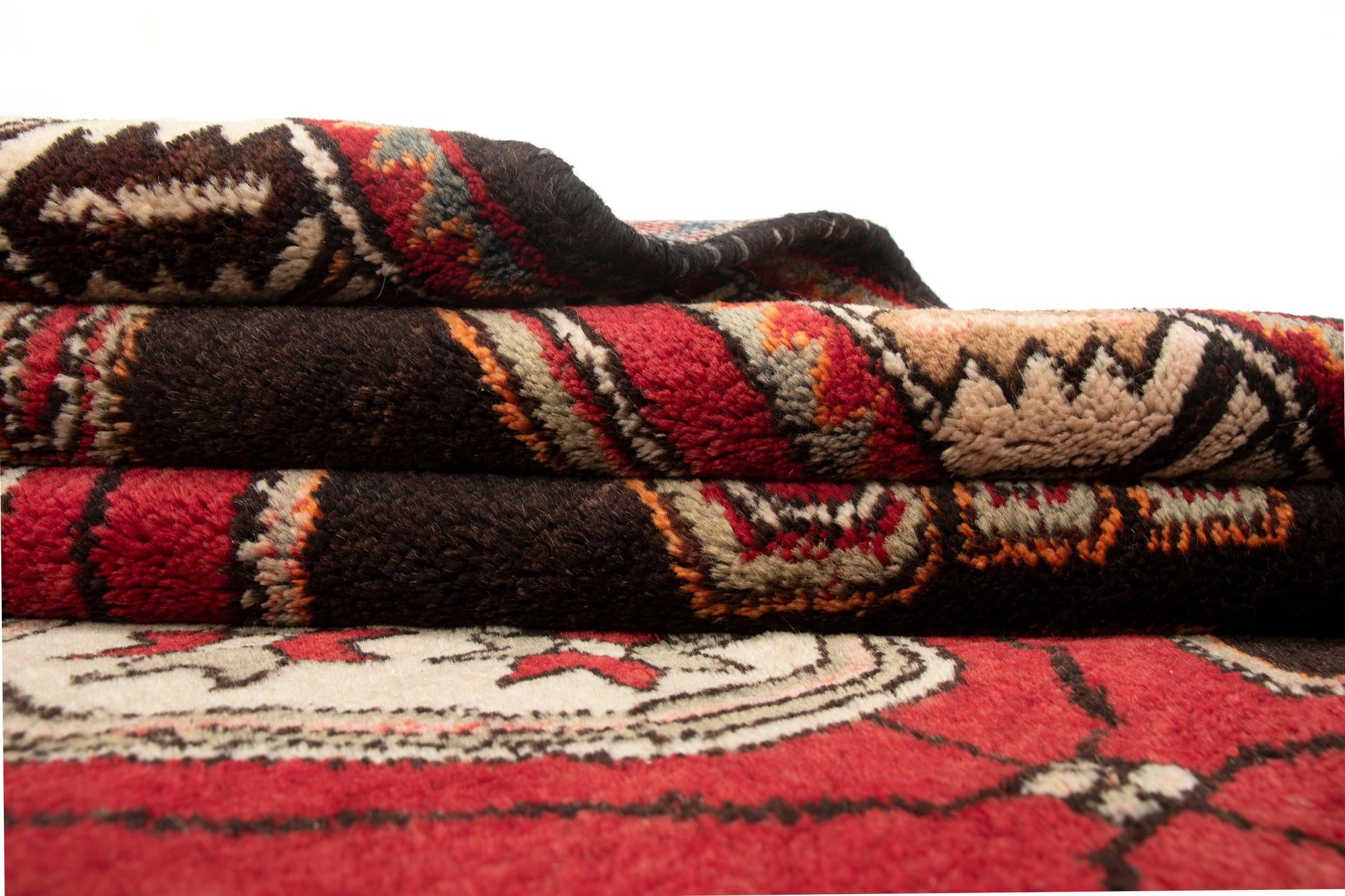 4' 4 x 6' 6 Hand Knotted Shahsavan Persian Wool Rug