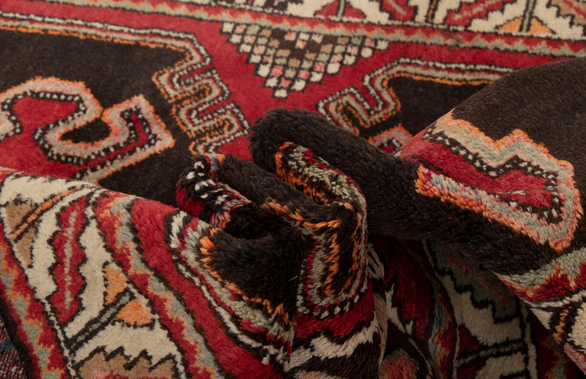4' 4 x 6' 6 Hand Knotted Shahsavan Persian Wool Rug