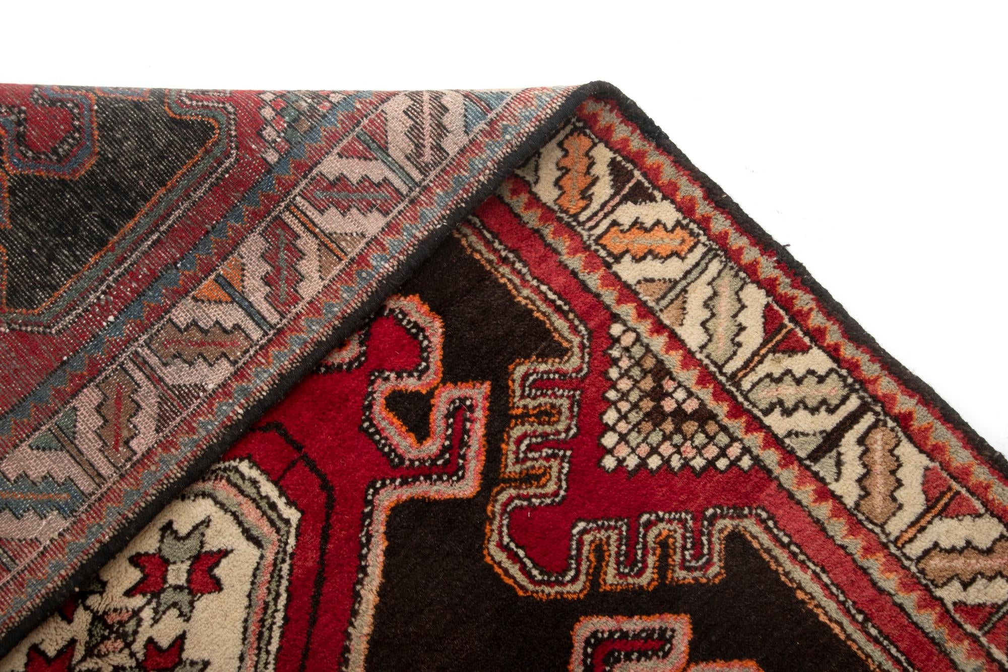 4' 4 x 6' 6 Hand Knotted Shahsavan Persian Wool Rug