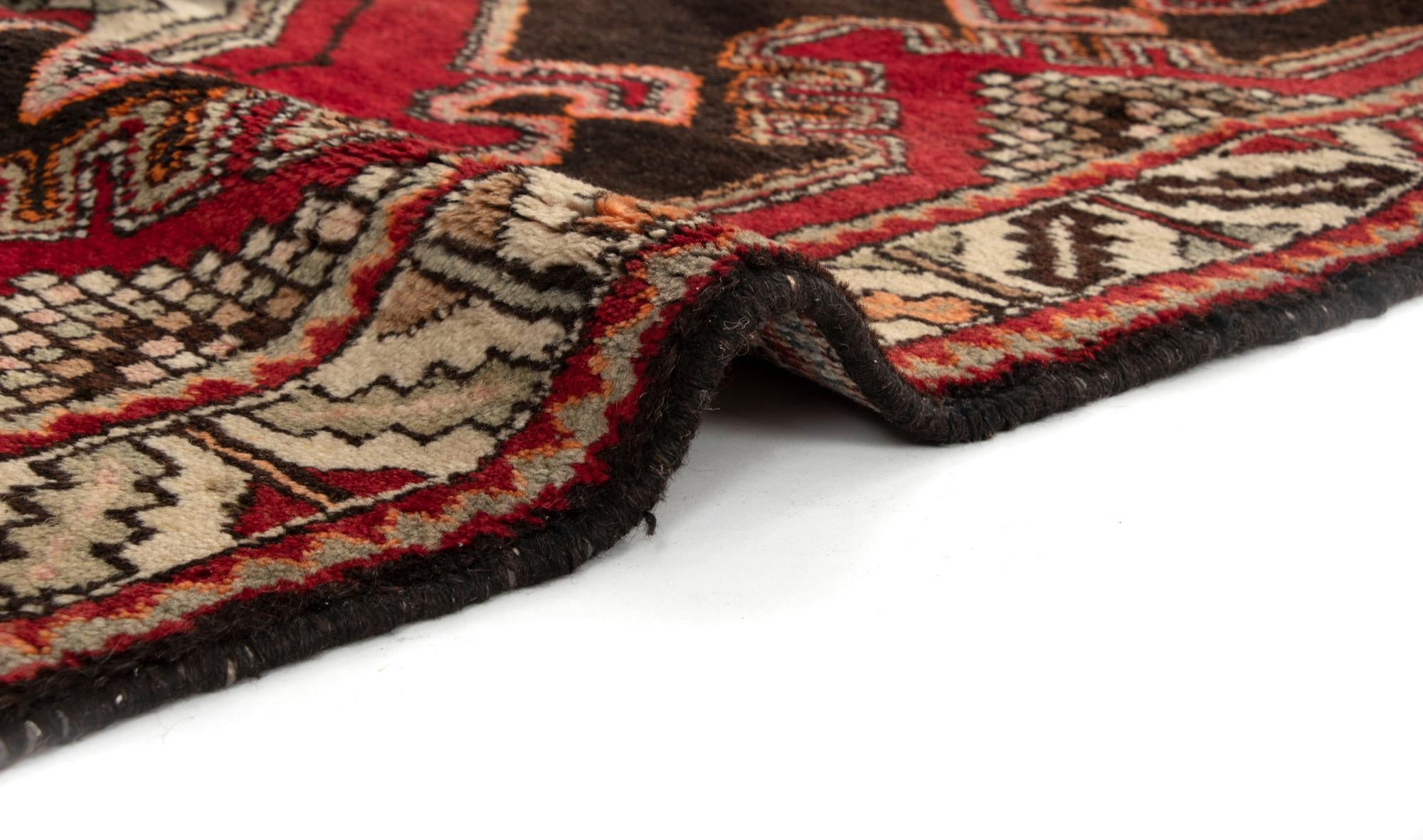 4' 4 x 6' 6 Hand Knotted Shahsavan Persian Wool Rug