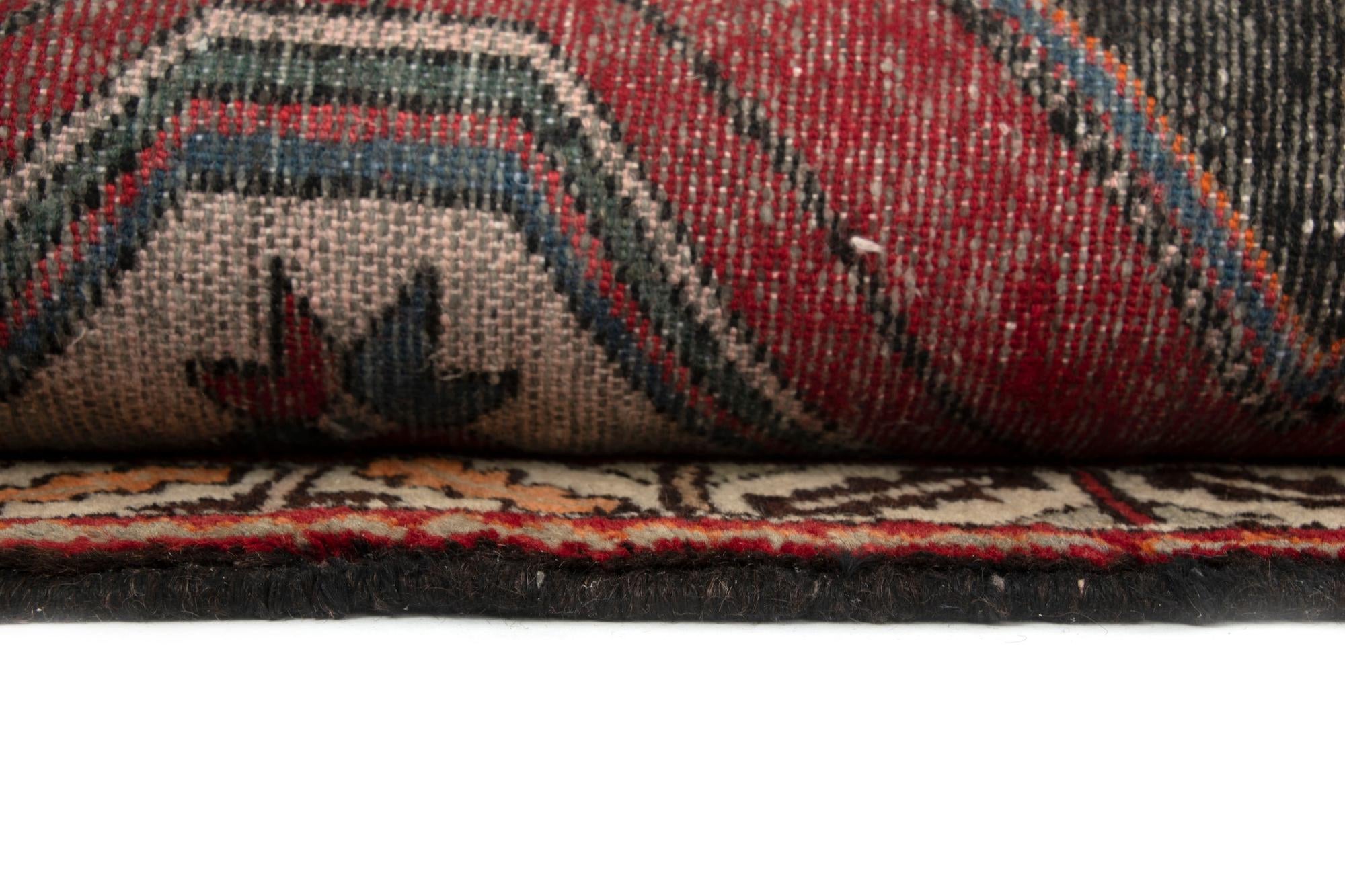4' 4 x 6' 6 Hand Knotted Shahsavan Persian Wool Rug