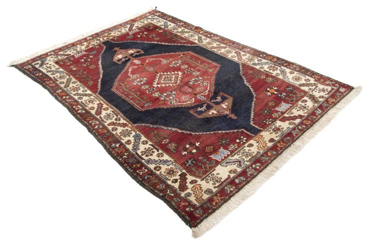 Detail image of 4' 4 x 6' 3 Shahsavan Wool Rug