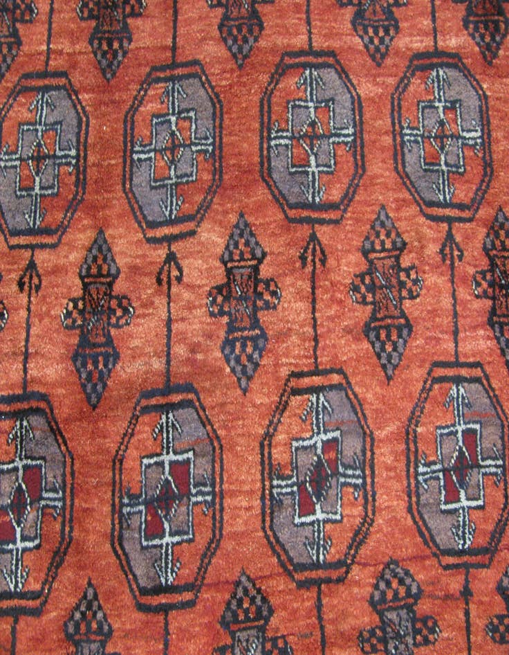 Detail image of 5' 1 x 10' Hand Knotted Shiraz Persian Wool Rug