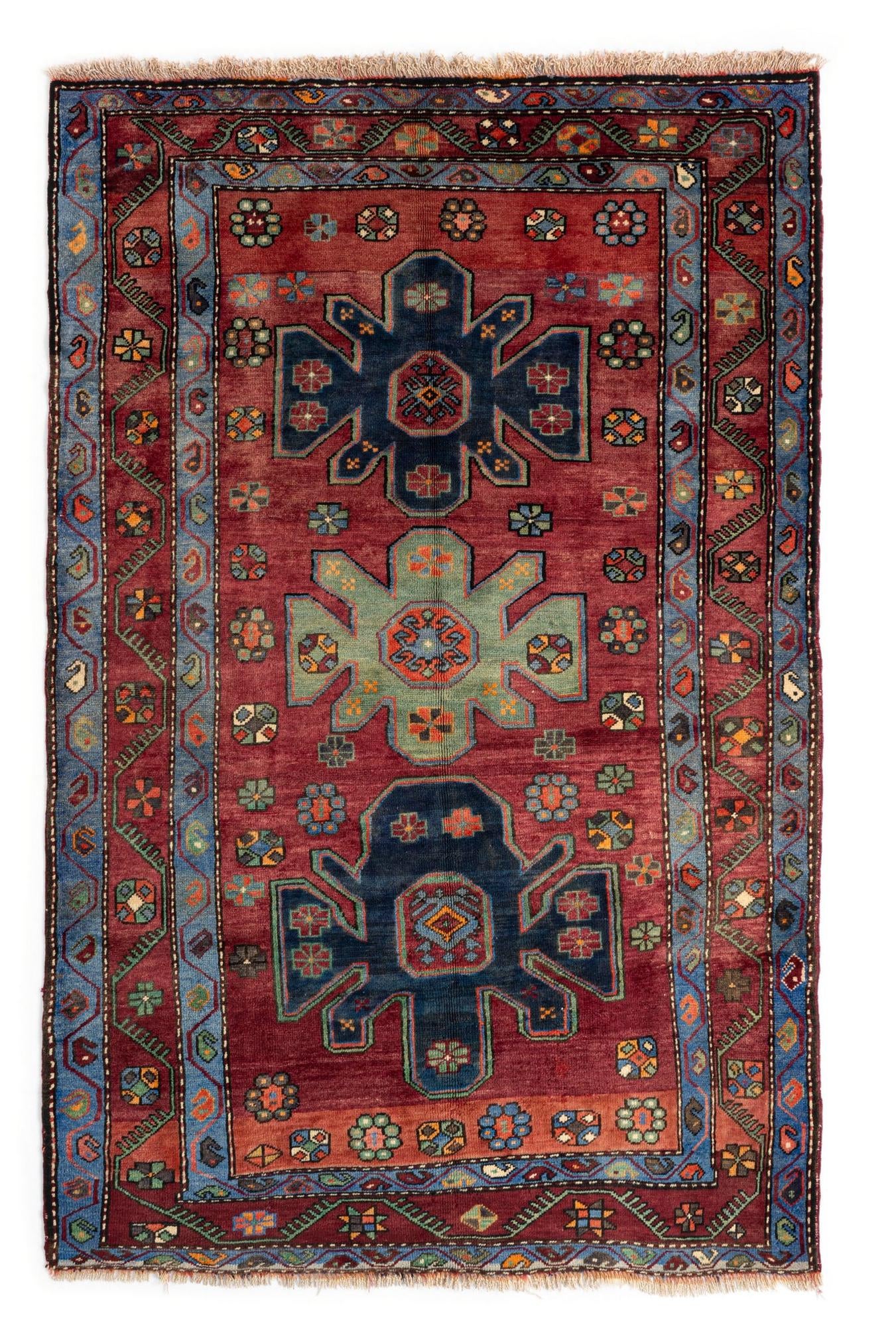 4' 11 x 7' 5 Shirvan Wool Rug