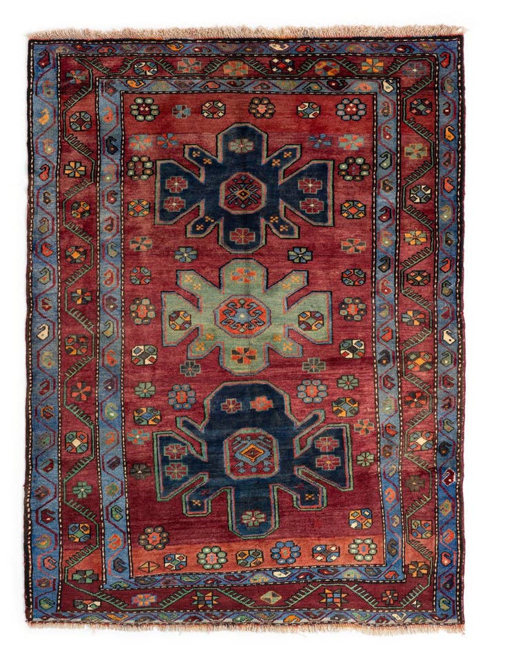Detail image of 4' 11 x 7' 5 Shirvan Wool Rug
