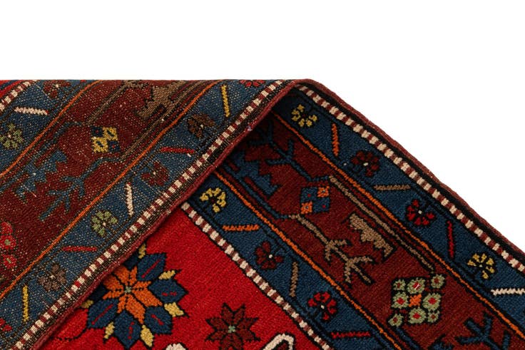 Detail image of 4' 3 x 7' 2 Shirvan Rug