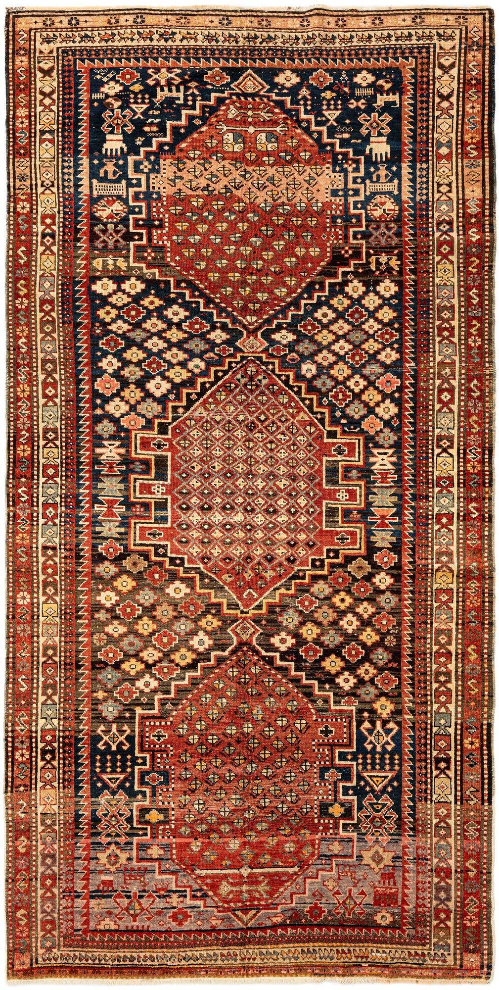 4' 9 x 7' 6 Shirvan Rug