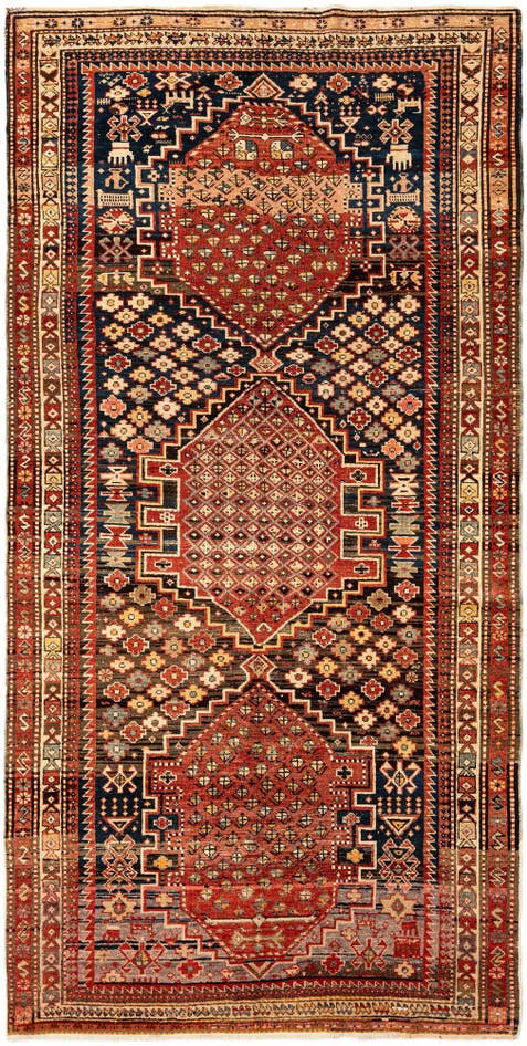 Detail image of 4' 9 x 7' 6 Shirvan Rug