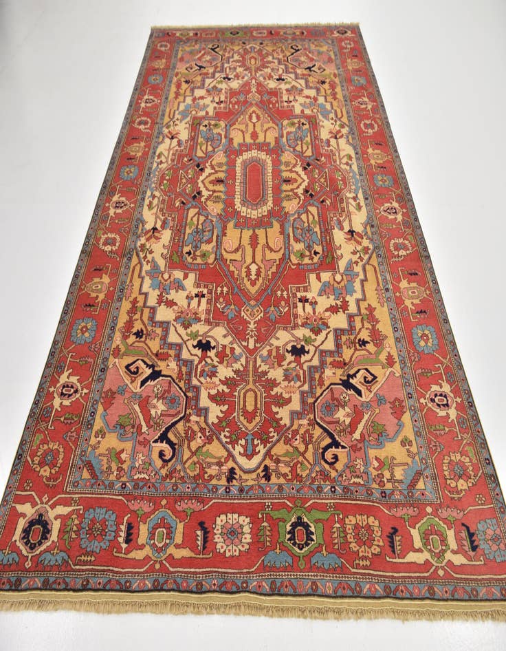 Detail image of 6' 8 x 10' 2 Hand Knotted Shirvan Persian Wool Rug