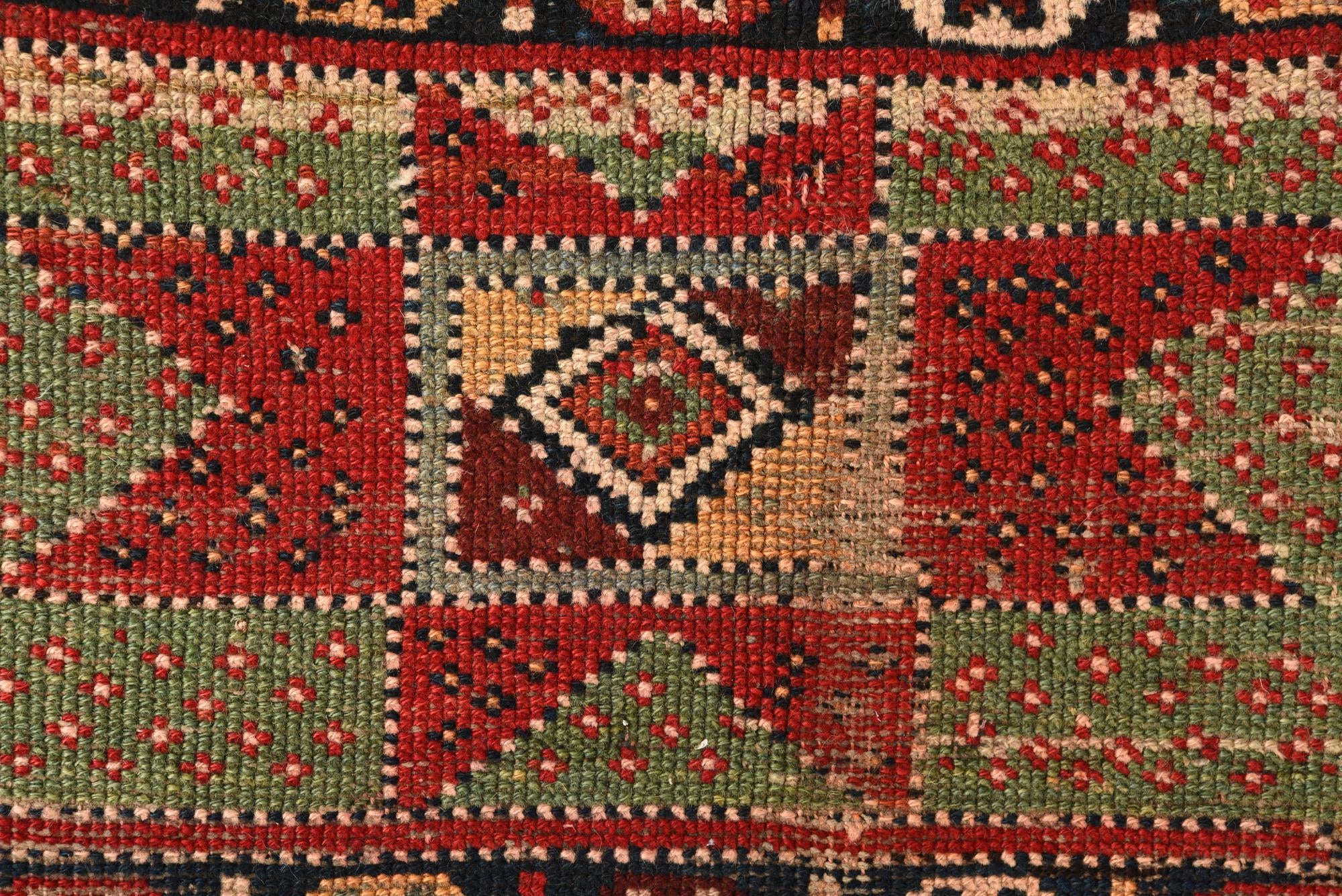 5' x 9' Hand Knotted Shirvan Persian Wool Rug