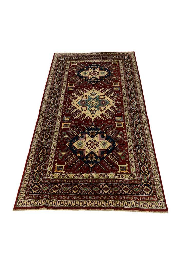 6' x 7' 11 Hand Knotted Shirvan Rug