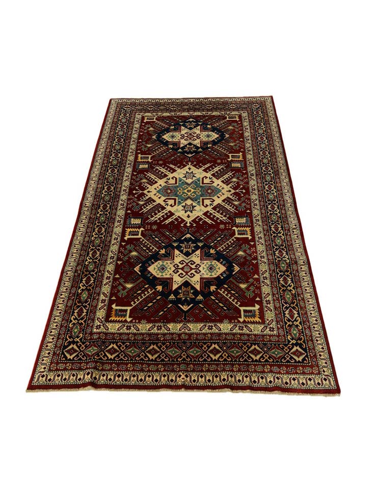 Detail image of 6' x 7' 11 Hand Knotted Shirvan Rug