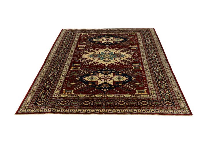 Detail image of 6' x 7' 11 Hand Knotted Shirvan Rug