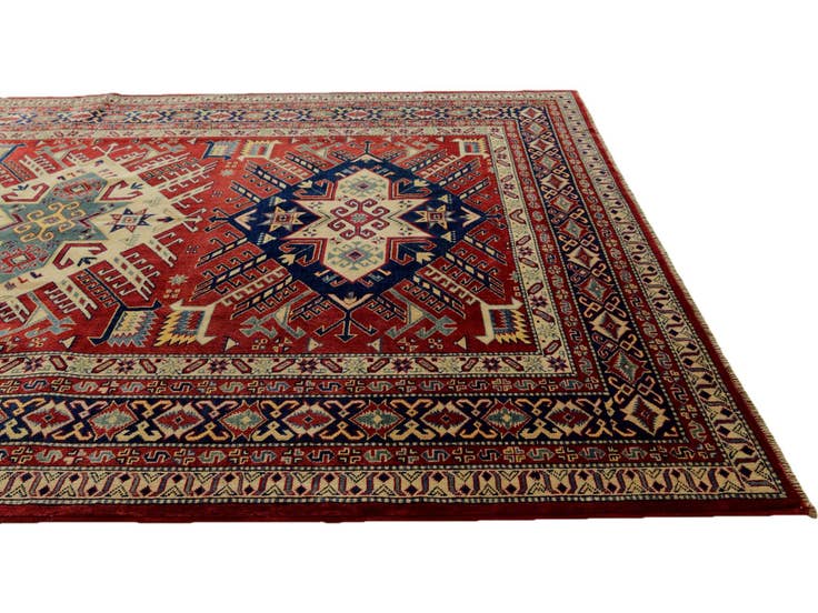 Detail image of 6' x 7' 11 Hand Knotted Shirvan Rug