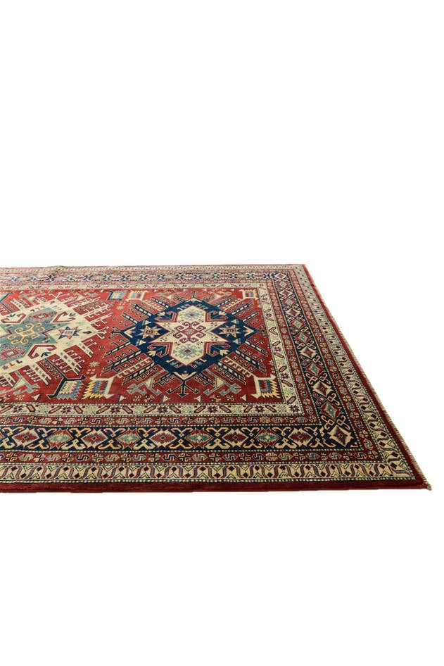 Detail image of 6' x 7' 11 Hand Knotted Shirvan Rug