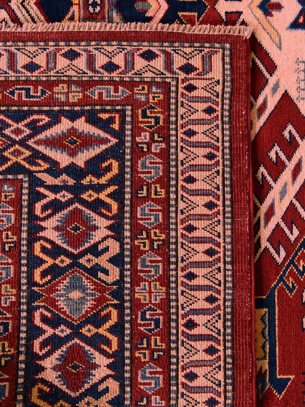 185cm x 240cm Hand Knotted Shirvan Rug