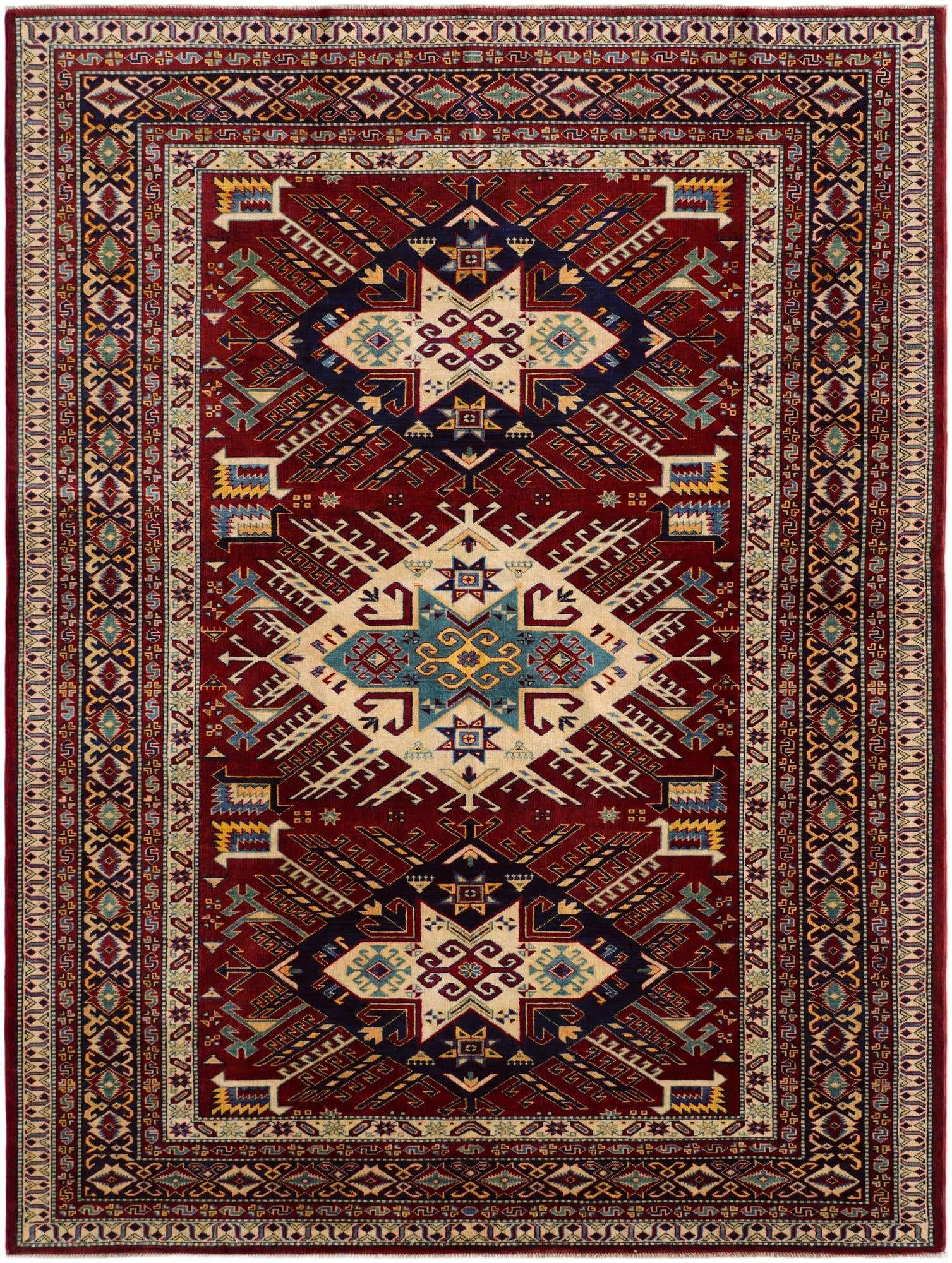 6' x 7' 11 Hand Knotted Shirvan Rug
