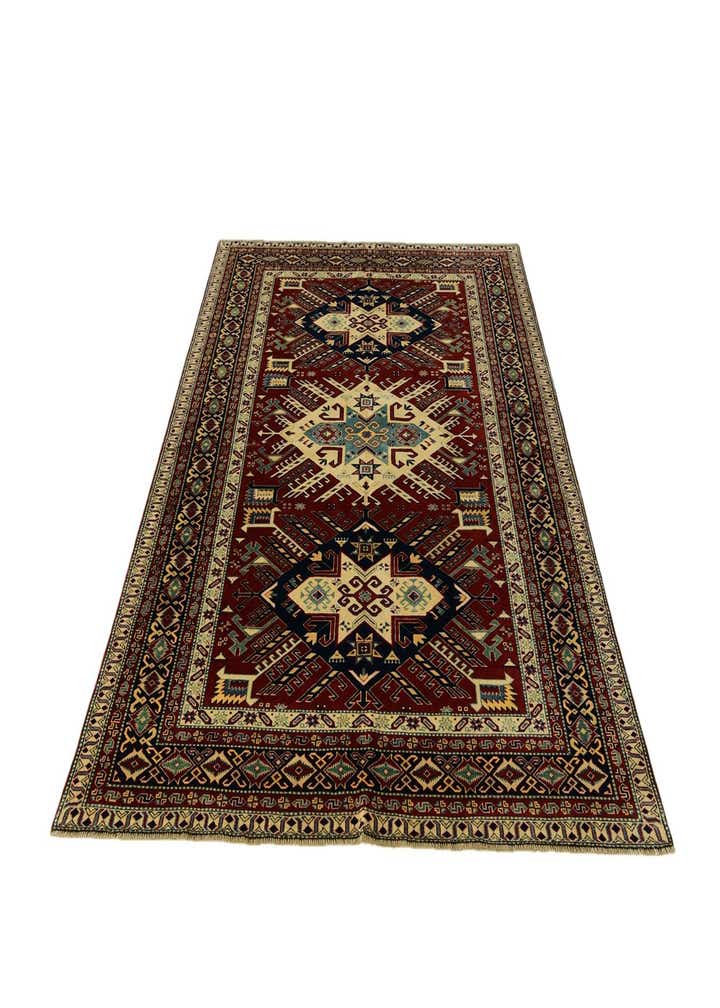 6' 1 x 8' 2 Hand Knotted Shirvan Rug