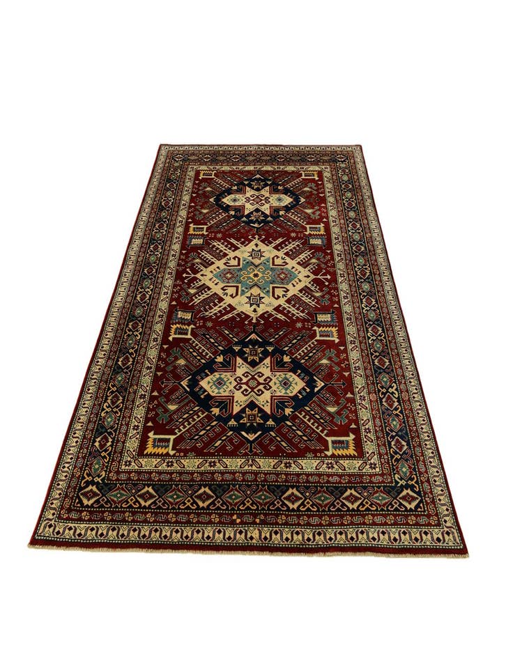 Detail image of 5' 10 x 8' 10 Hand Knotted Shirvan Rug
