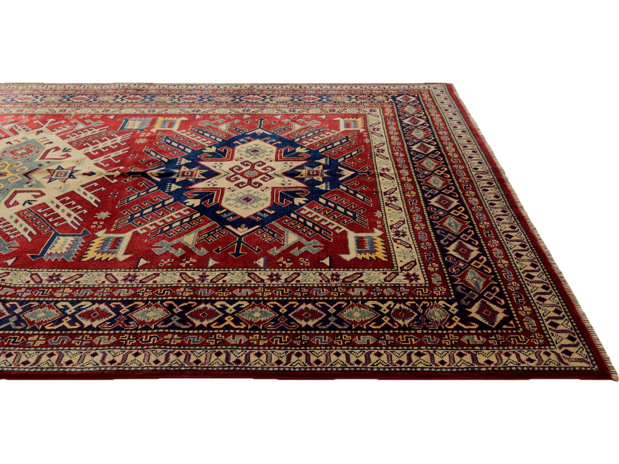 5' 10 x 8' 10 Hand Knotted Shirvan Rug