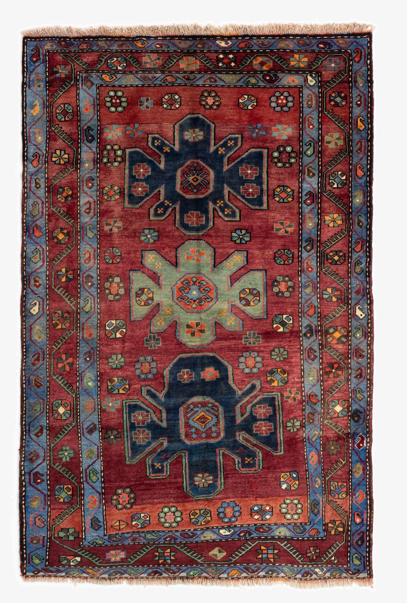 Primary image 4' 11 x 7' 5 Shirvan Wool Rug