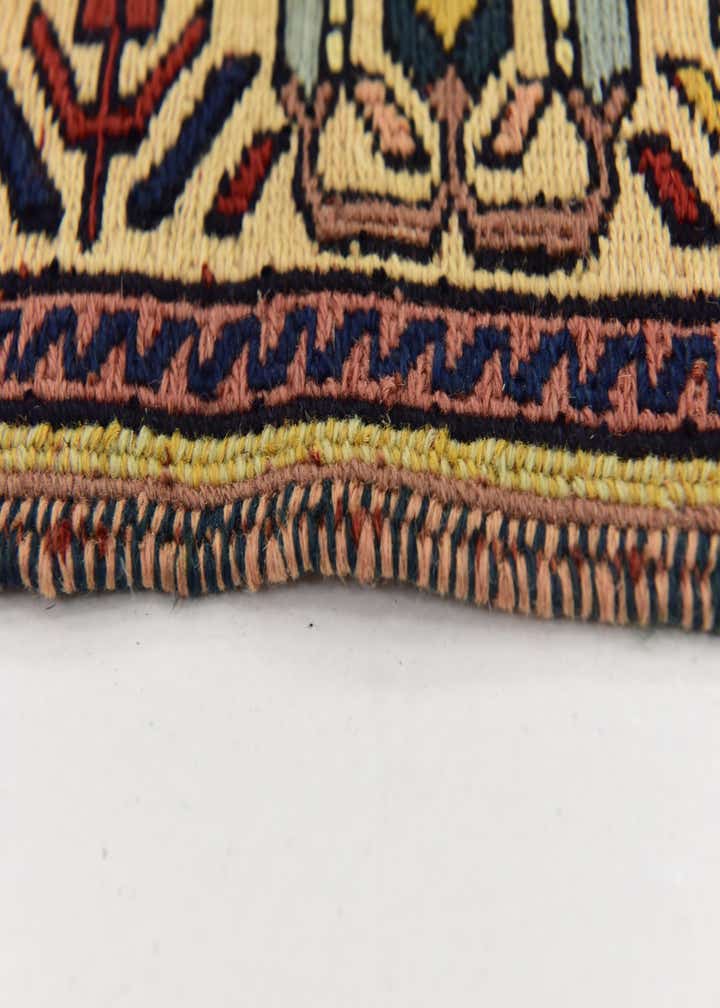 4' 5 x 5' 8 Hand Knotted Sirjan Persian Wool Rug