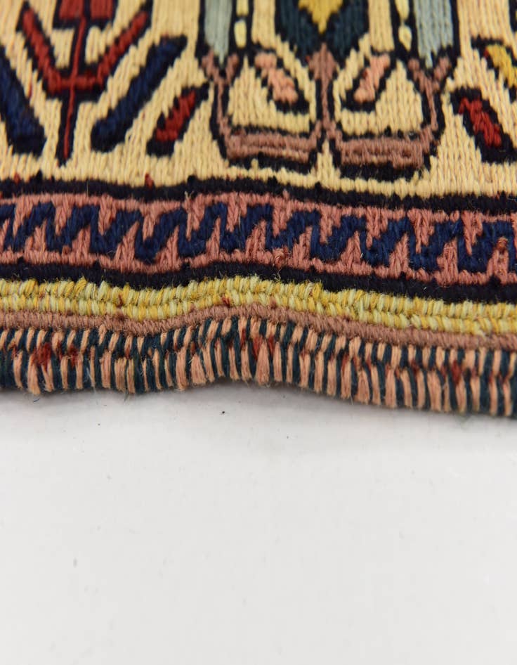 Detail image of 4' 5 x 5' 8 Hand Knotted Sirjan Persian Wool Rug