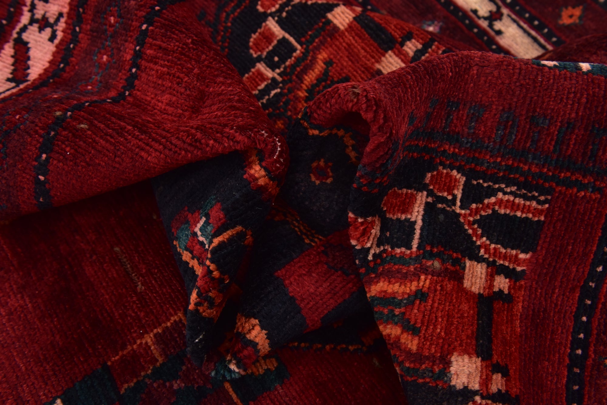 5' 2 x 9' Hand Knotted Sirjan Persian Wool Rug