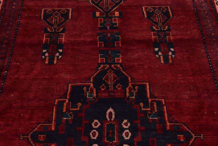 5' 2 x 9' Hand Knotted Sirjan Persian Wool Rug