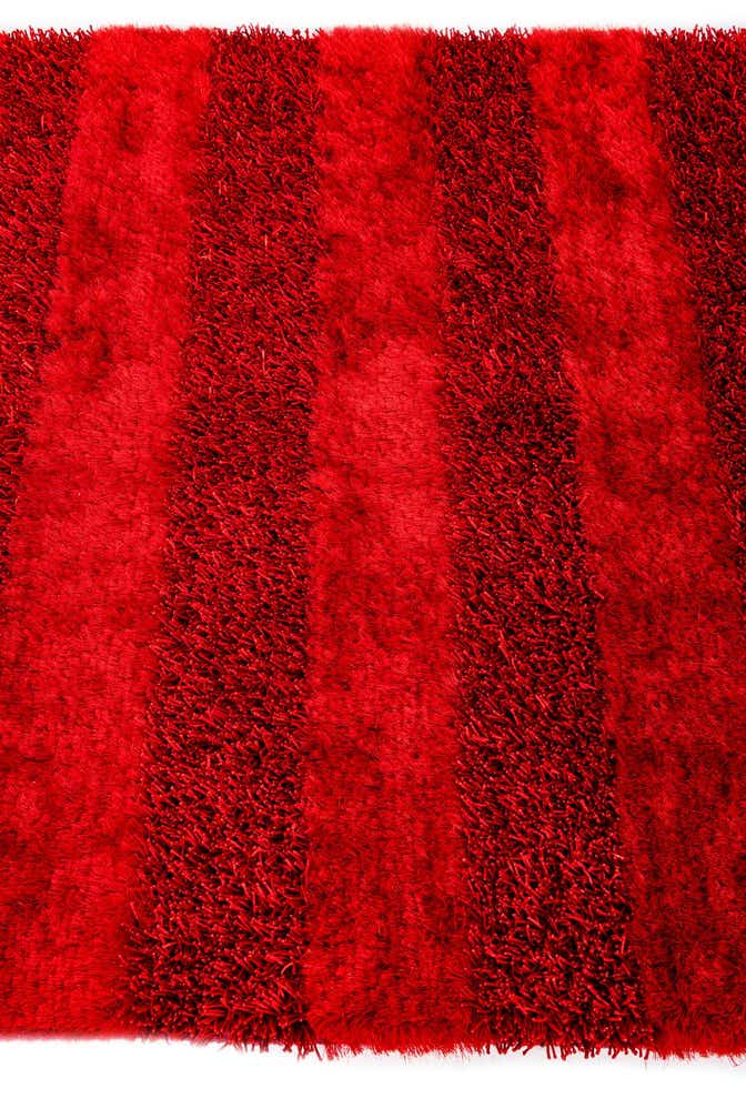 5' 2 x 6' 8 Hand Knotted Solid Shag Rug