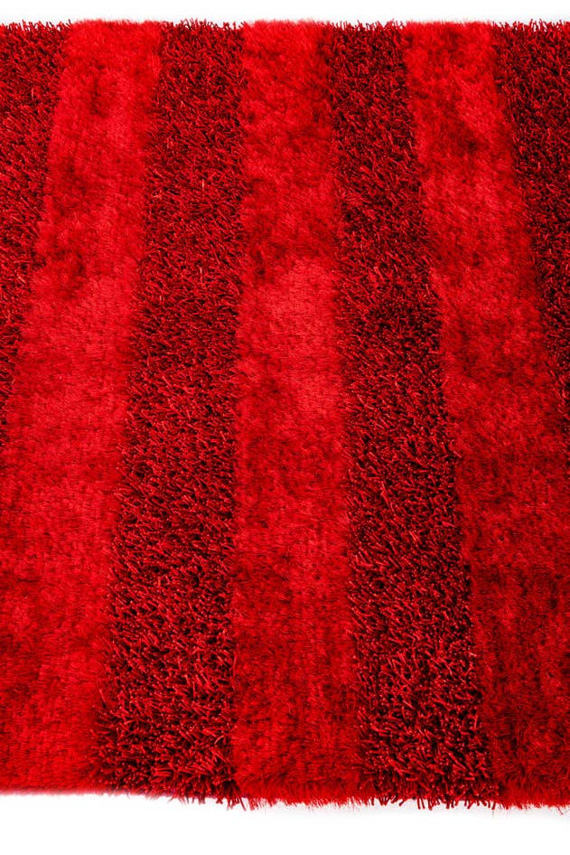 Detail image of 5' 2 x 6' 8 Hand Knotted Solid Shag Rug