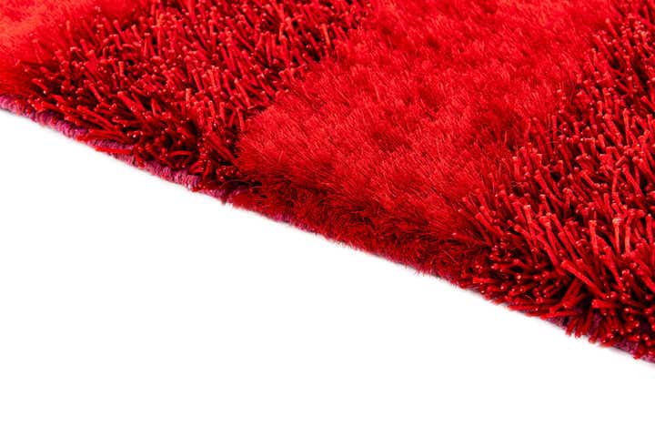 5' 2 x 6' 8 Hand Knotted Solid Shag Rug