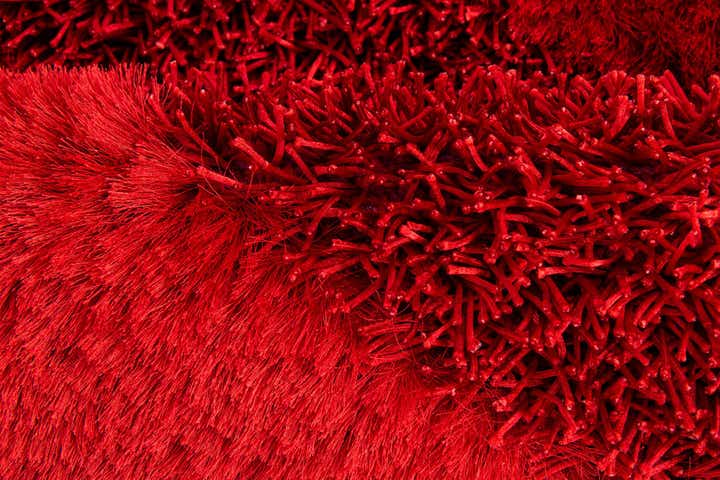 5' 2 x 6' 8 Hand Knotted Solid Shag Rug