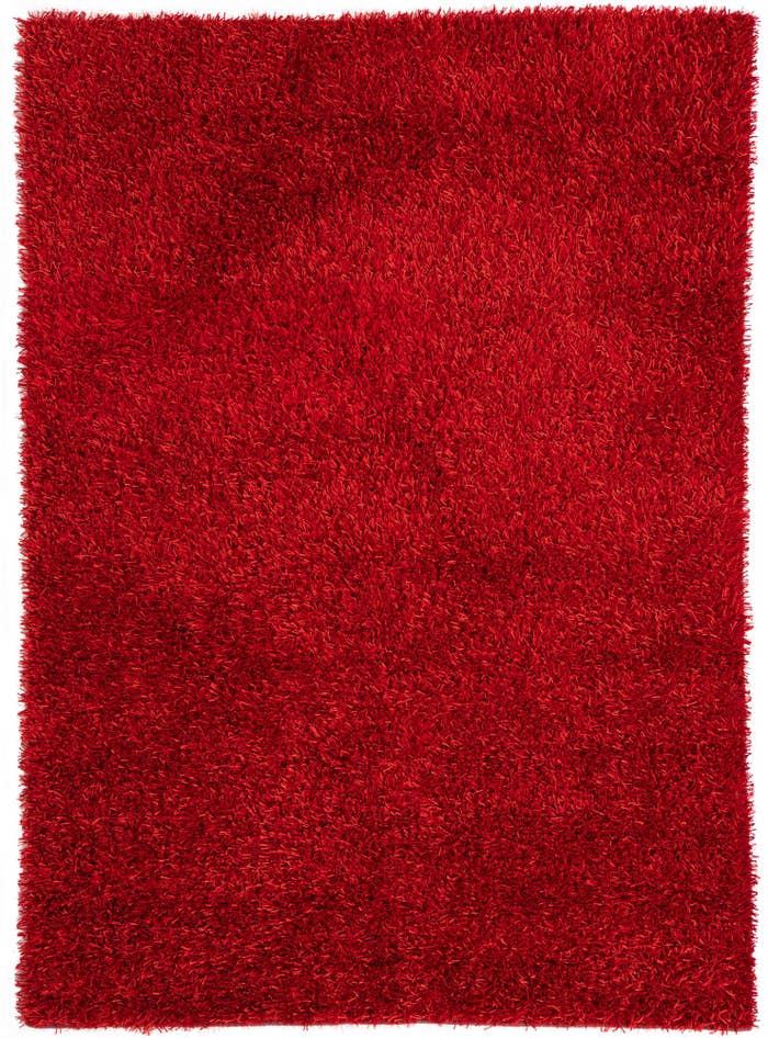 Detail image of 5' 8 x 7' 8 Hand Knotted Solid Shag Oriental Rug