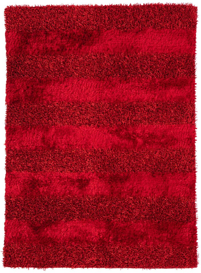 Detail image of 4' 10 x 6' 8 Hand Knotted Solid Shag Oriental Rug