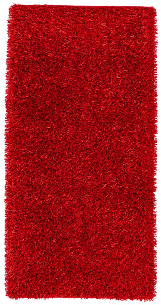 2' 6 x 4' 9 Hand Knotted Solid Shag Oriental Rug