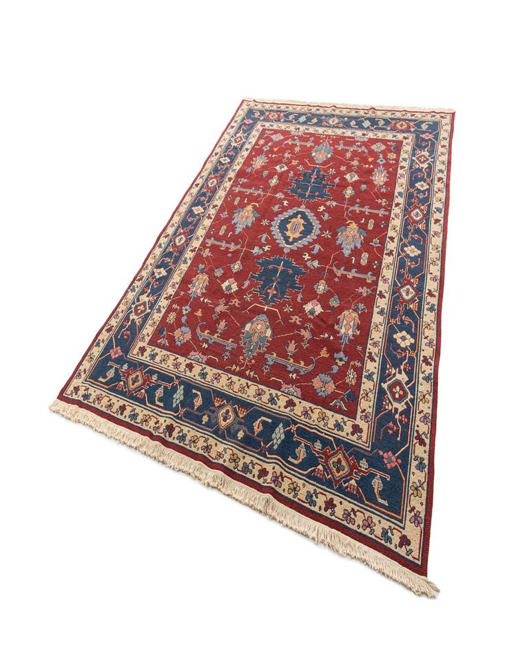 Detail image of 8' 1 x 10' 1 Soumack Kelim Rug