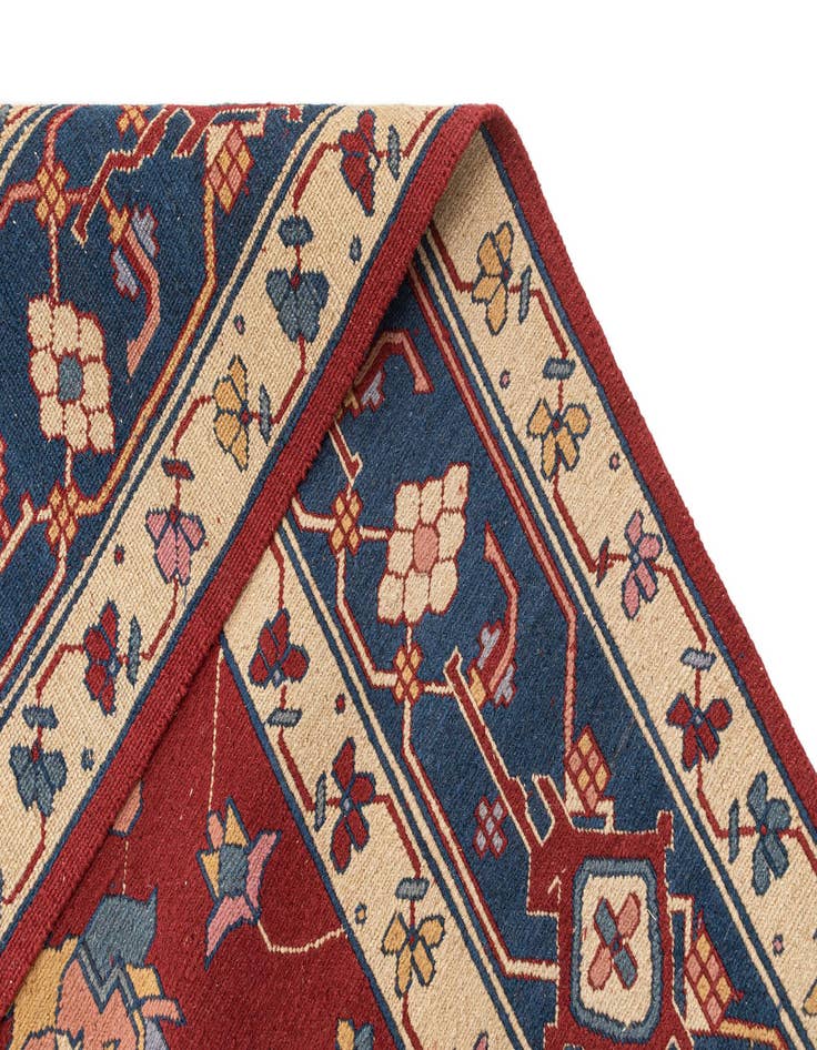 Detail image of 8' 1 x 10' 1 Soumack Kelim Rug