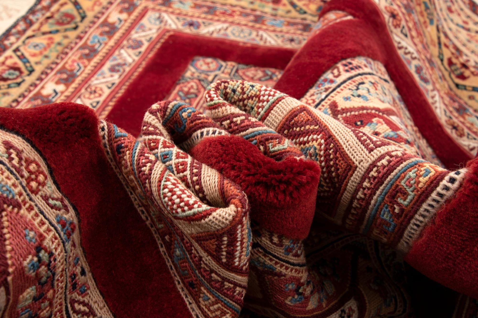 7' 8 x 11' 4 Hand Knotted Sumak Kilim Persian Rug