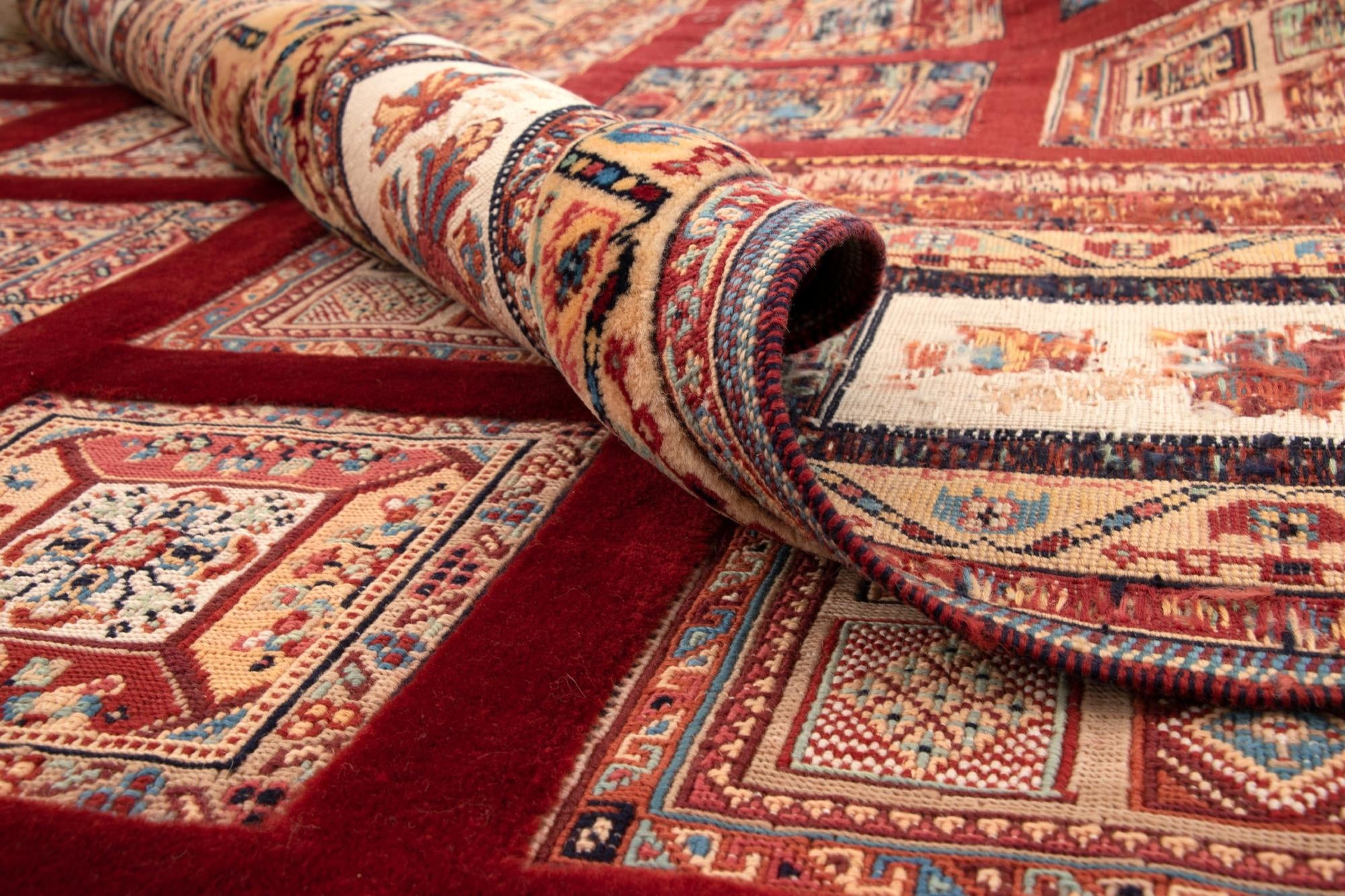 7' 8 x 11' 4 Hand Knotted Sumak Kilim Persian Rug