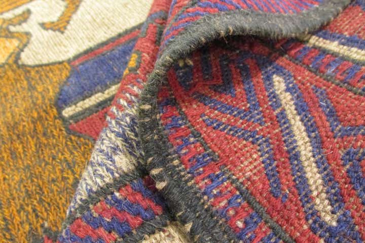 6' 3 x 9' 6 Hand Woven Sumak Wool Rug