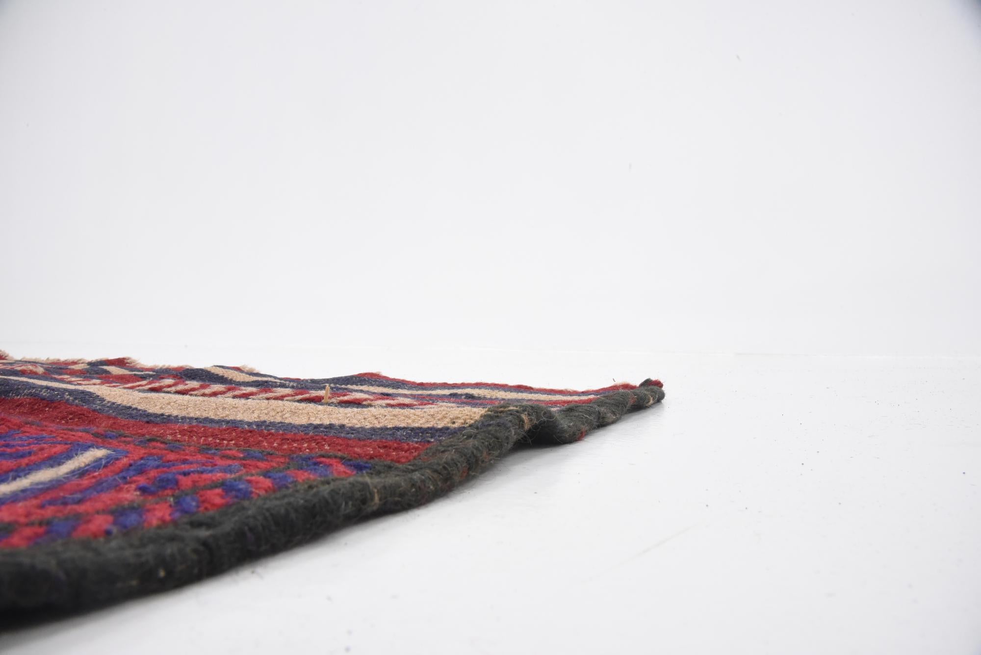 6' 3 x 9' 6 Hand Woven Sumak Wool Rug