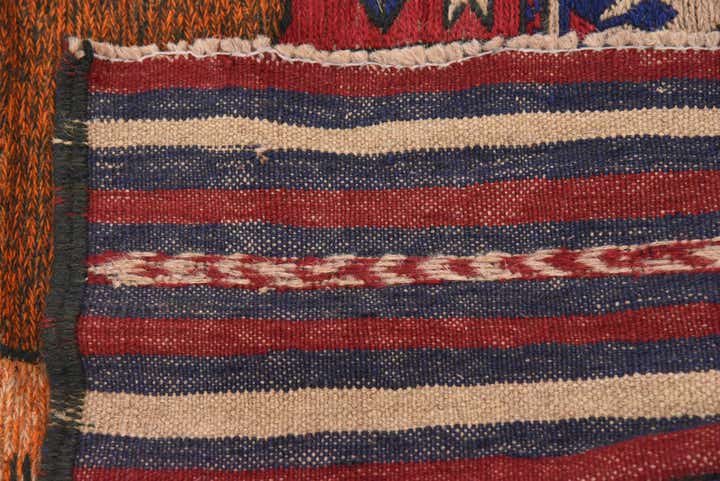 6' 3 x 9' 6 Hand Woven Sumak Wool Rug