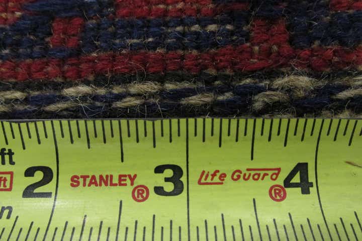 6' 5 x 9' 5 Hand Woven Sumak Wool Rug