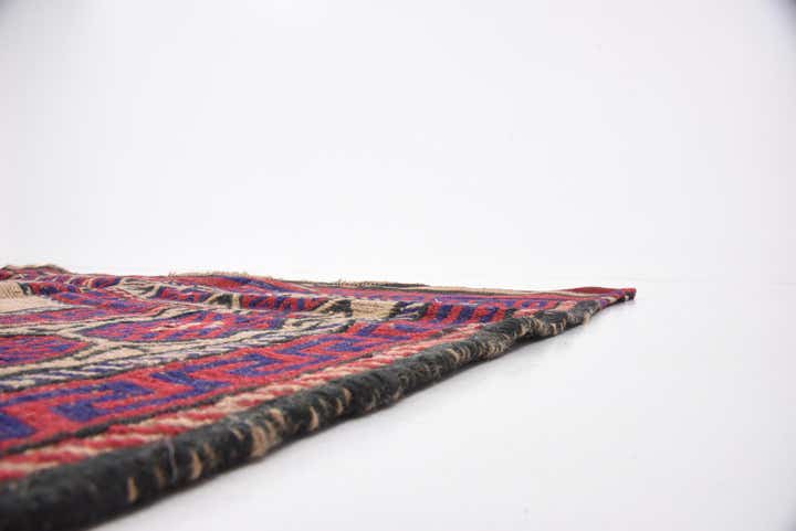 6' 5 x 9' 5 Hand Woven Sumak Wool Rug