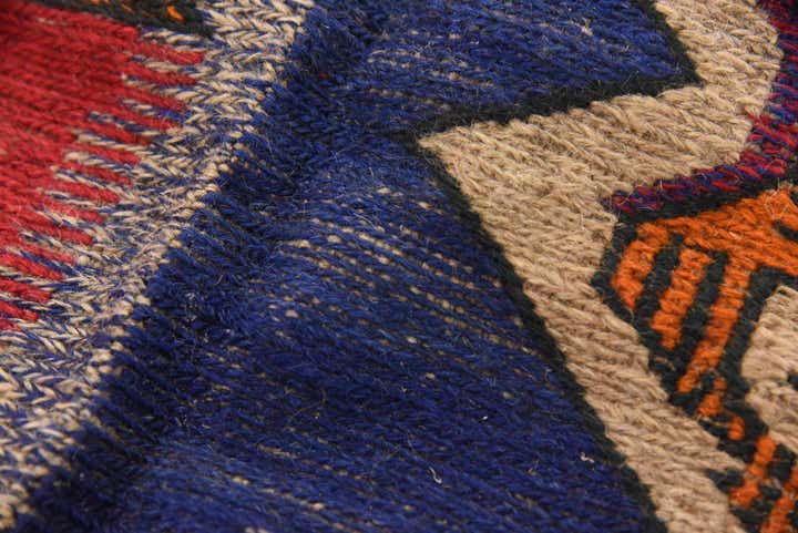 6' 5 x 9' 5 Hand Woven Sumak Wool Rug